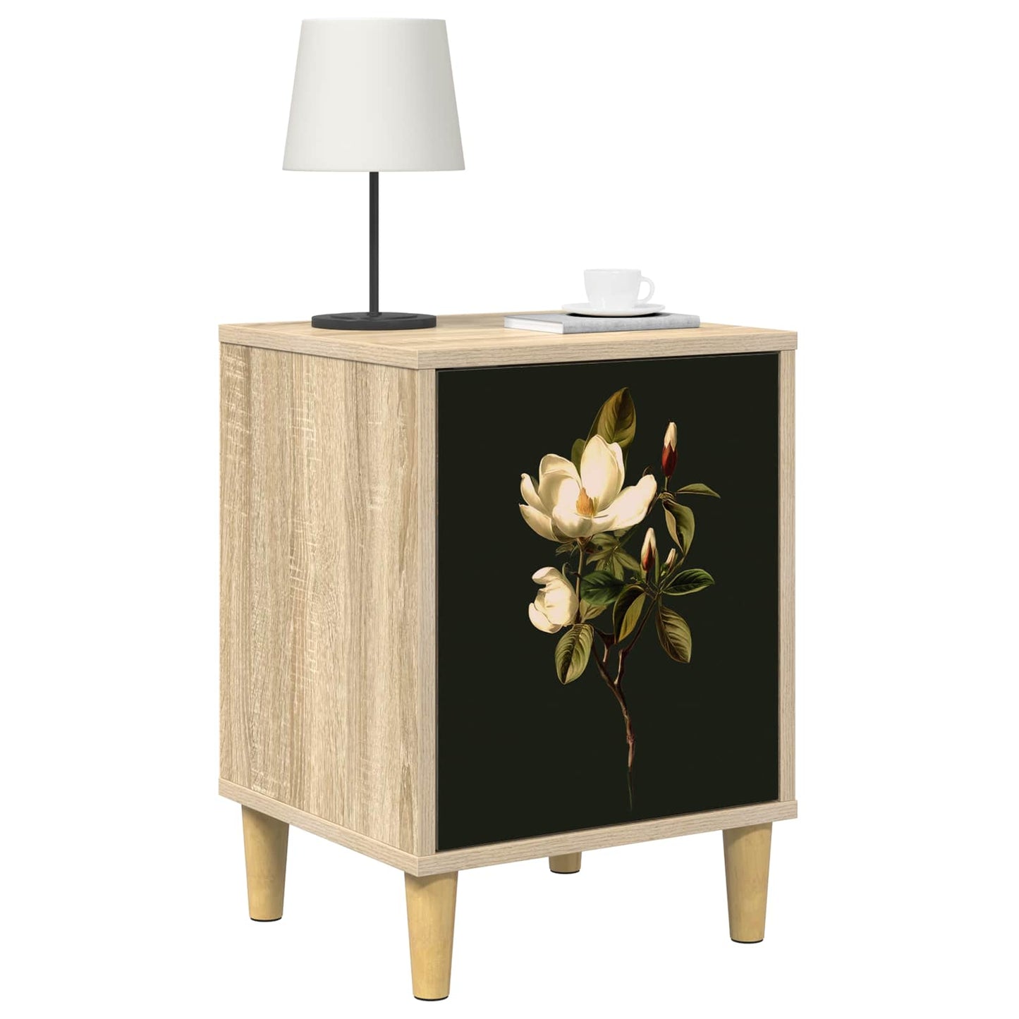 vidaXL Κομοδίνο BREMEN Sonoma Δρυς 36 x 33 x 50 εκ. Επεξεργασμένο Ξύλο