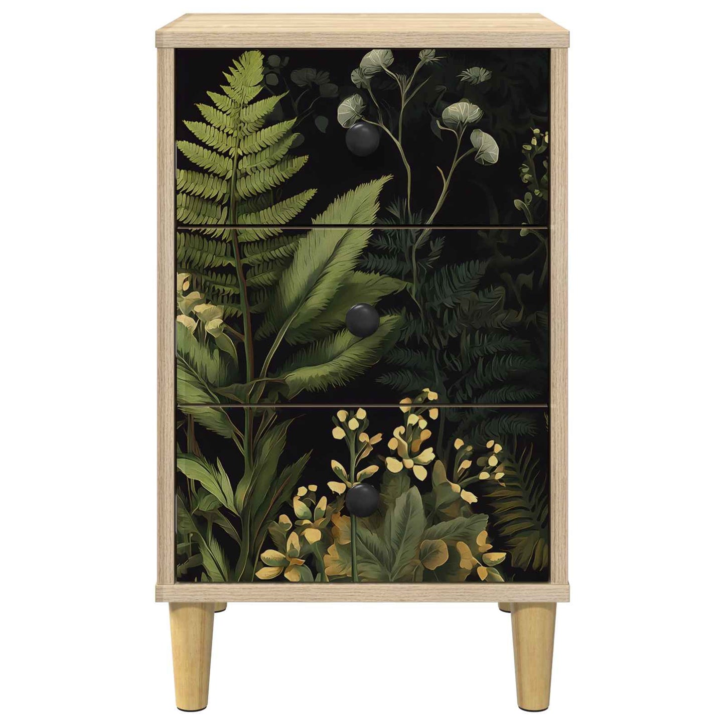 vidaXL Κομοδίνο RHENEN Sonoma Δρυς 36 x 33 x 60 εκ Επεξεργασμένο Ξύλο