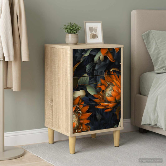 vidaXL Κομοδίνο LOCHEM Sonoma Δρυς 36 x 33 x 60 εκ Επεξεργασμένο Ξύλο