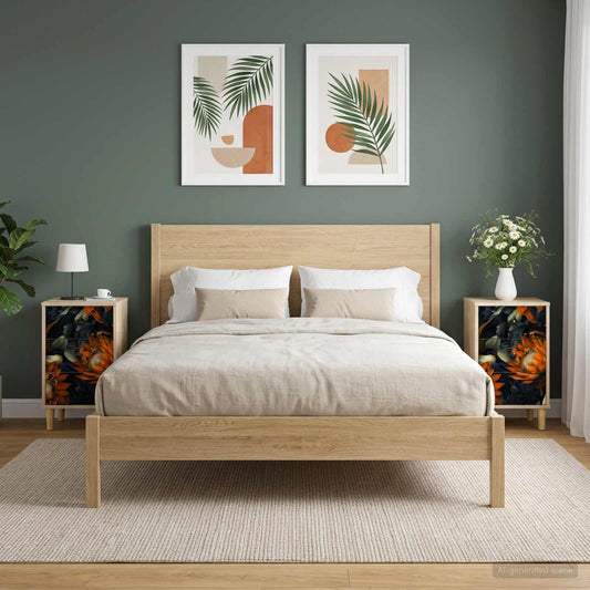 vidaXL Κομοδίνο LOCHEM 2 τμχ. Sonoma Δρυς 36 x 33 x 60 εκ