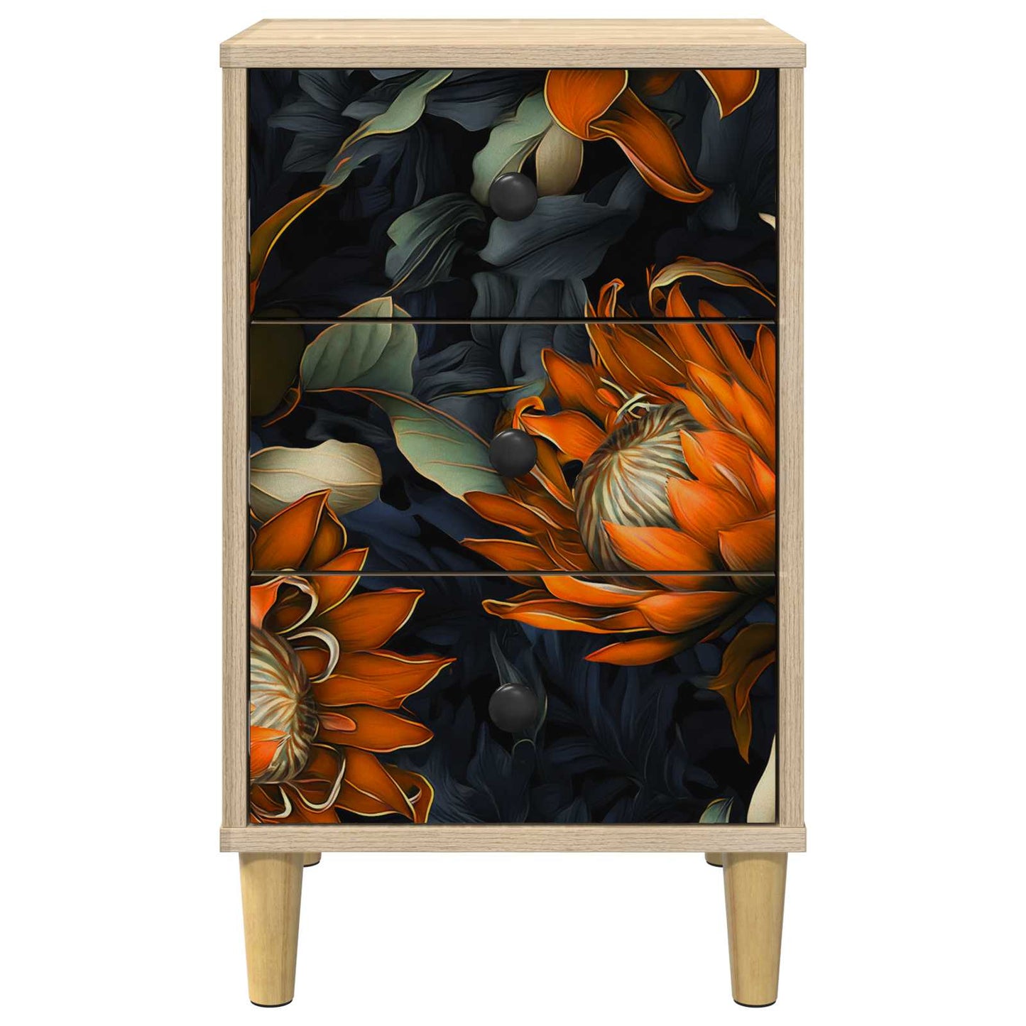 vidaXL Κομοδίνο LOCHEM 2 τμχ. Sonoma Δρυς 36 x 33 x 60 εκ