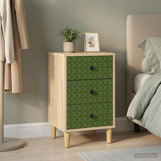 vidaXL Κομοδίνο GELEEN Sonoma Δρυς 36 x 33 x 60 εκ Επεξεργασμένο Ξύλο