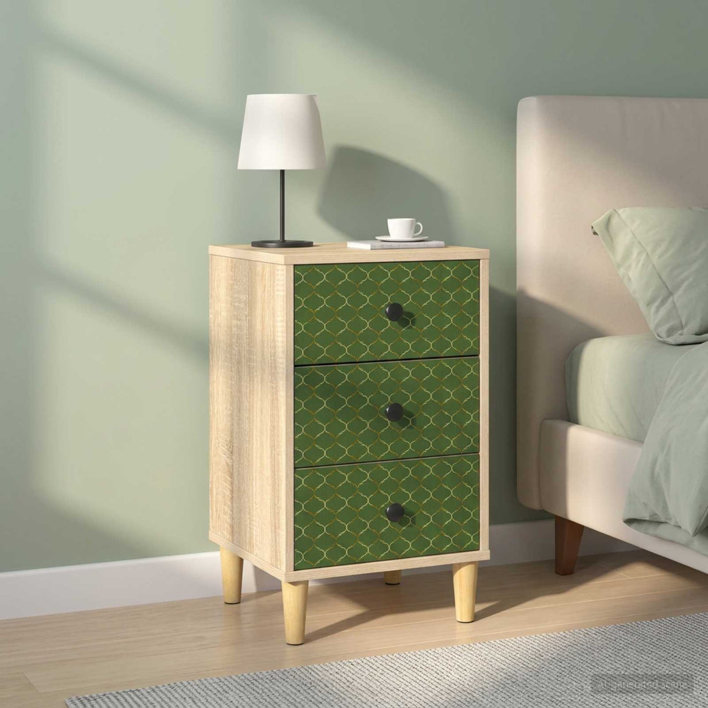 vidaXL Κομοδίνο GELEEN 2 τμχ. Sonoma Δρυς 36 x 33 x 60 εκ