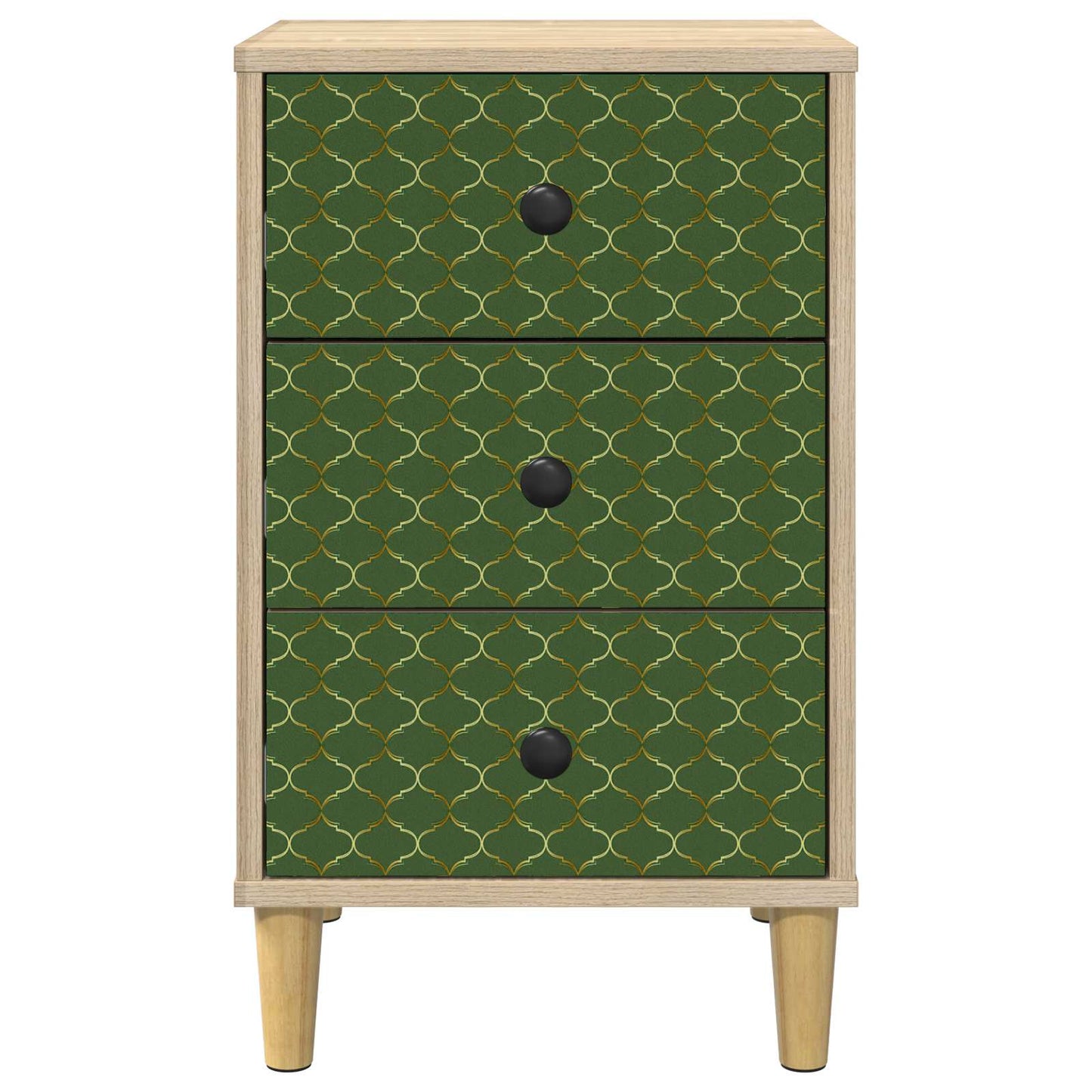 vidaXL Κομοδίνο GELEEN 2 τμχ. Sonoma Δρυς 36 x 33 x 60 εκ