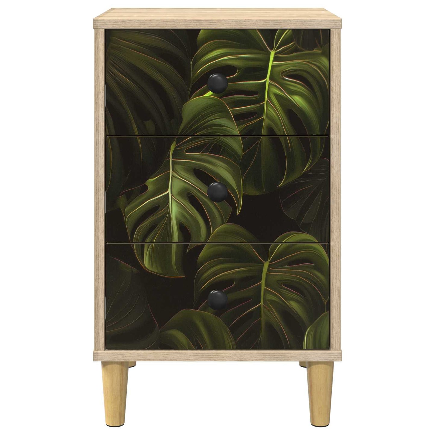 vidaXL Κομοδίνο ELBURG Sonoma Δρυς 36 x 33 x 60 εκ Επεξεργασμένο Ξύλο
