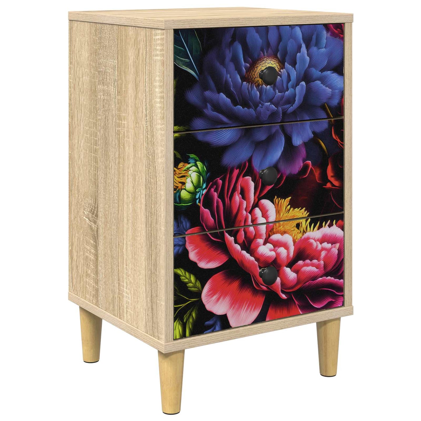 vidaXL Κομοδίνο KIEL Sonoma Δρυς 36 x 33 x 60 εκ Επεξεργασμένο Ξύλο