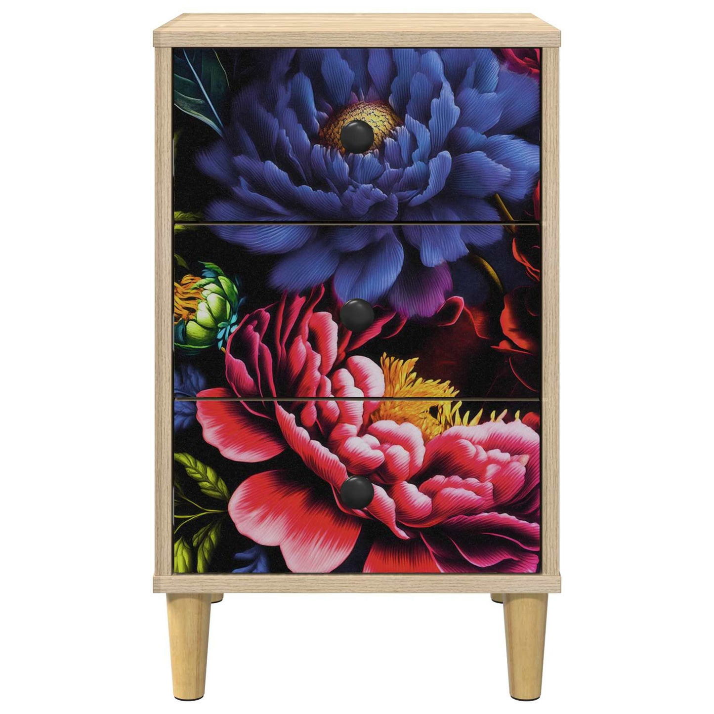 vidaXL Κομοδίνο KIEL Sonoma Δρυς 36 x 33 x 60 εκ Επεξεργασμένο Ξύλο