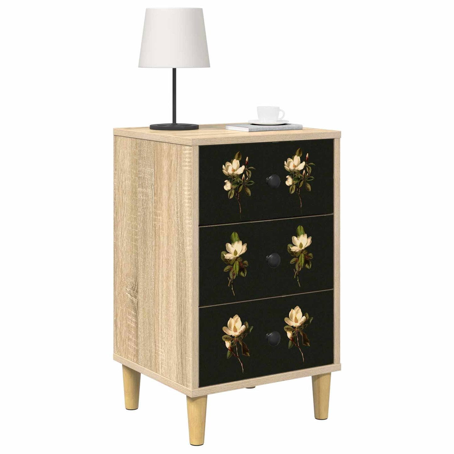 vidaXL Κομοδίνο BREMEN Sonoma Δρυς 36 x 33 x 60 εκ Επεξεργασμένο Ξύλο