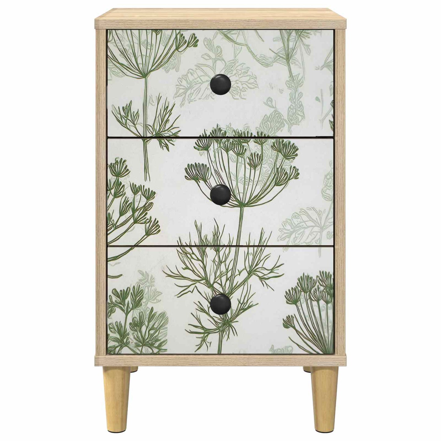 vidaXL Κομοδίνο GOTHA Sonoma Δρυς 36 x 33 x 60 εκ Επεξεργασμένο Ξύλο