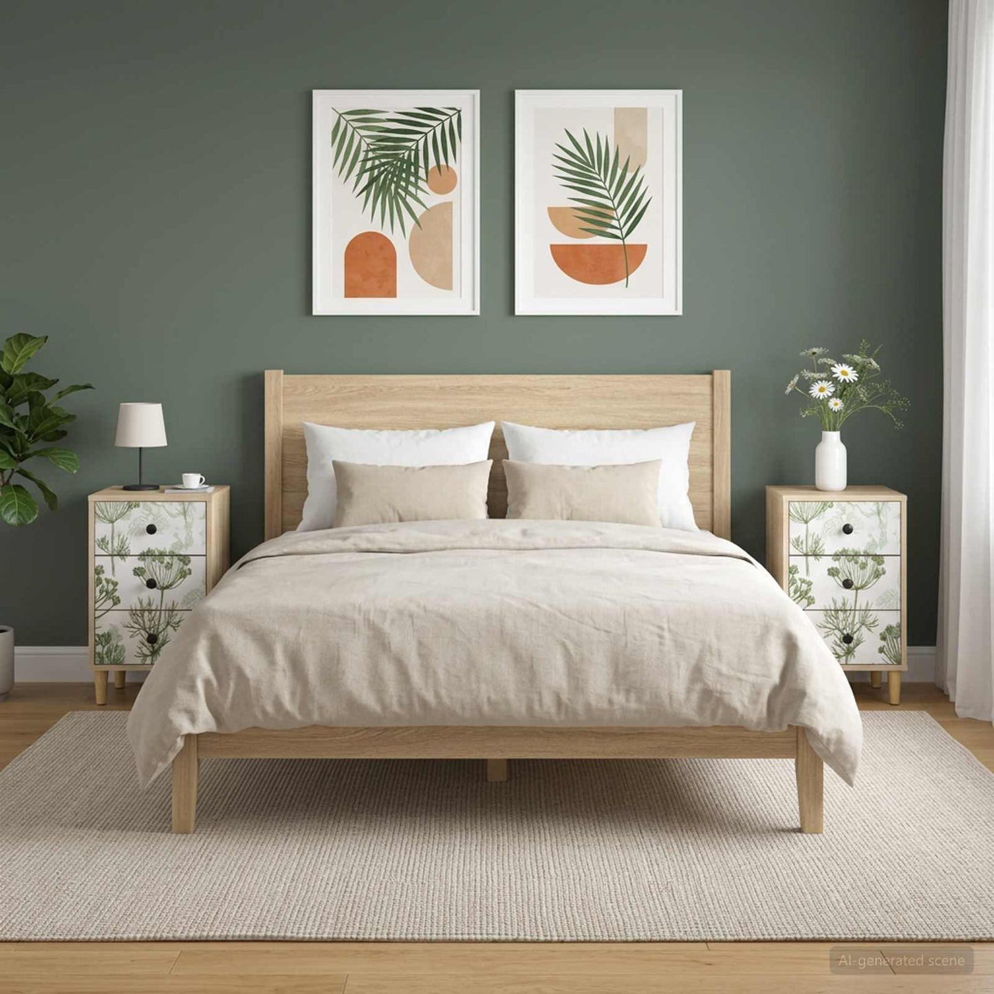 vidaXL Κομοδίνο GOTHA 2 τμχ. Sonoma Δρυς 36 x 33 x 60 εκ