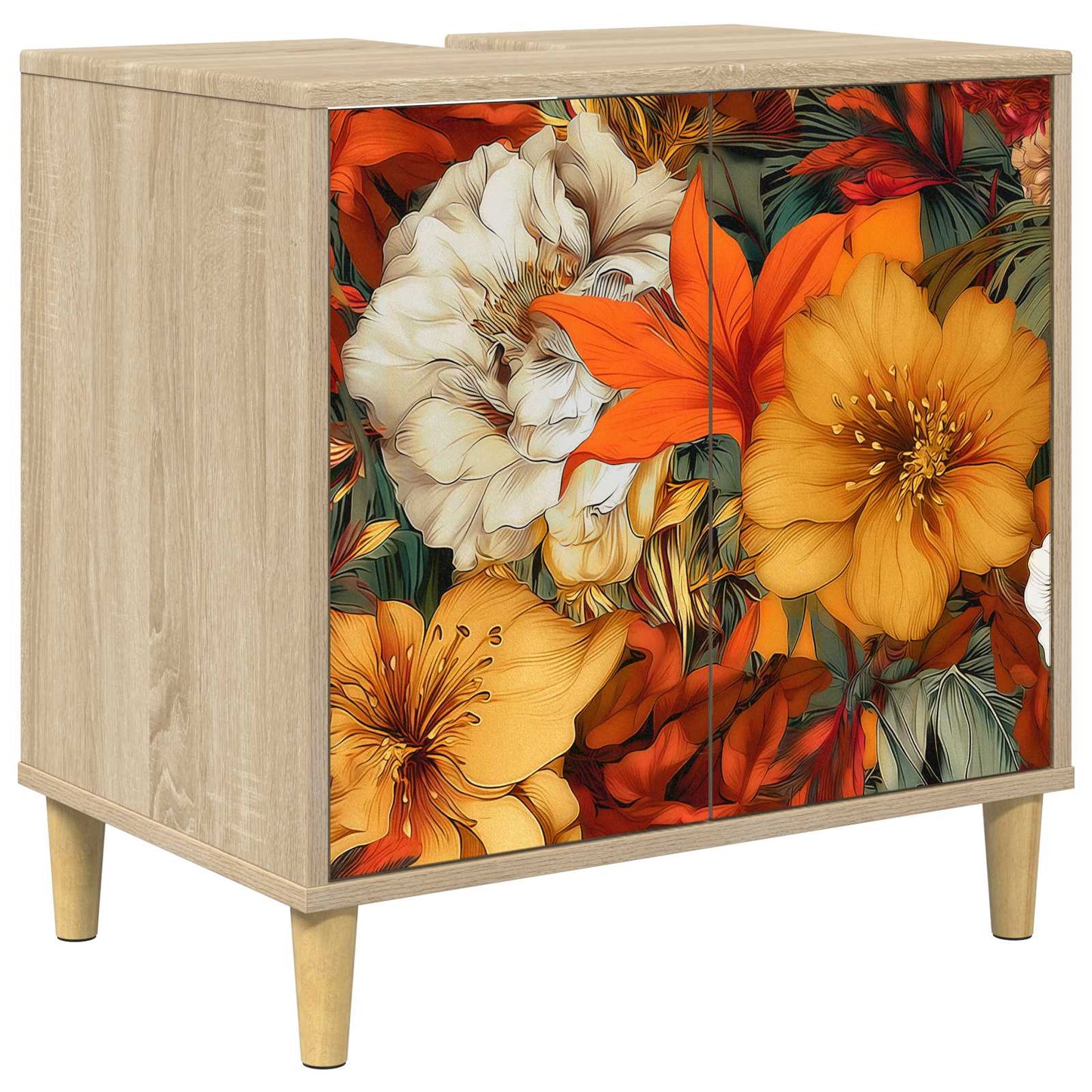 vidaXL Ντουλάπι Μπάνιου GENNEP Sonoma 60 x 40 x 60 εκ