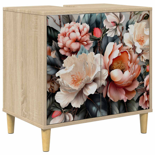 vidaXL Ντουλάπι Μπάνιου BORNE Sonoma 60 x 40 x 60 εκ