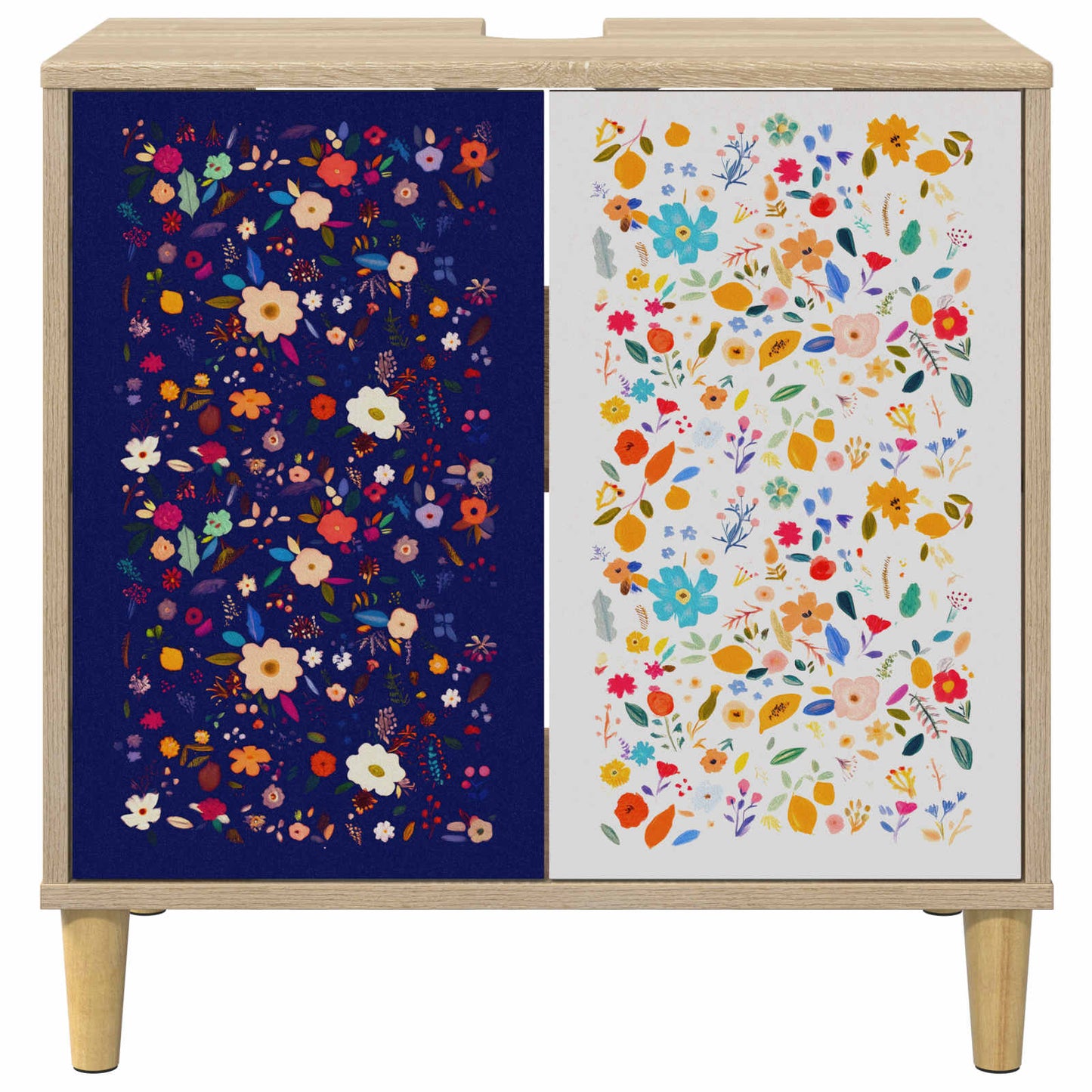 vidaXL Ντουλάπι Μπάνιου MAINZ Sonoma 60 x 40 x 60 εκ