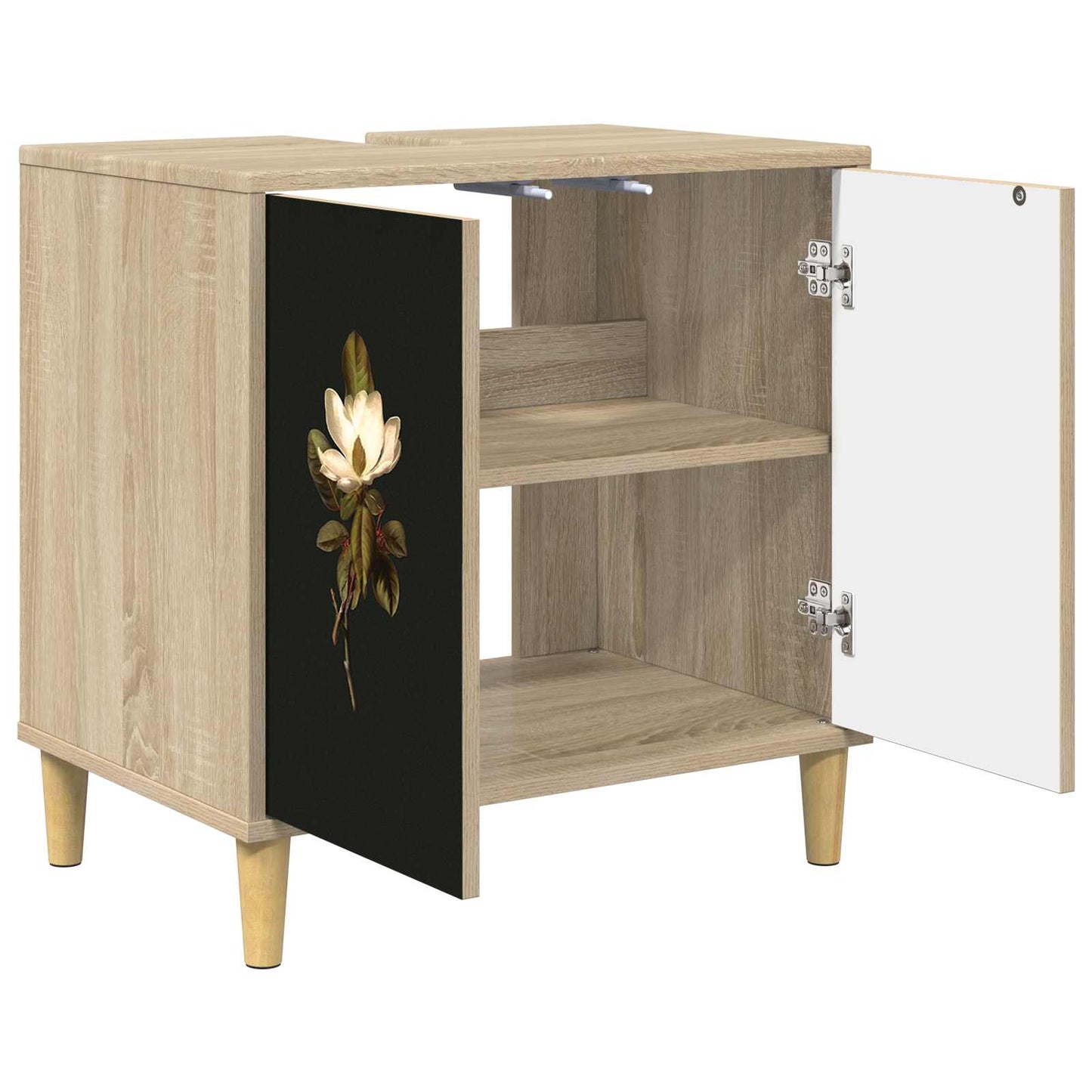 vidaXL Ντουλάπι Μπάνιου BREMEN Sonoma 60 x 40 x 60 εκ