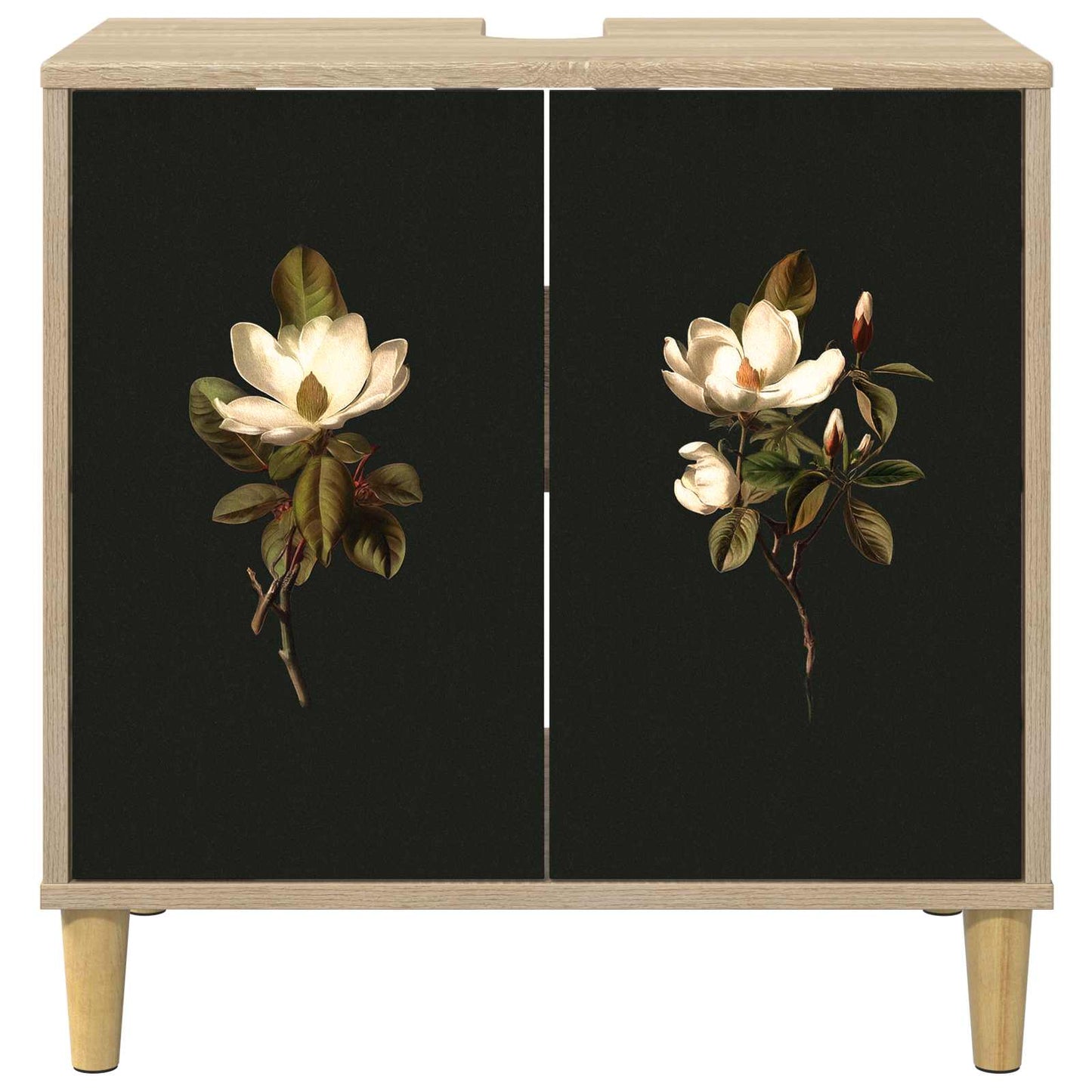 vidaXL Ντουλάπι Μπάνιου BREMEN Sonoma 60 x 40 x 60 εκ