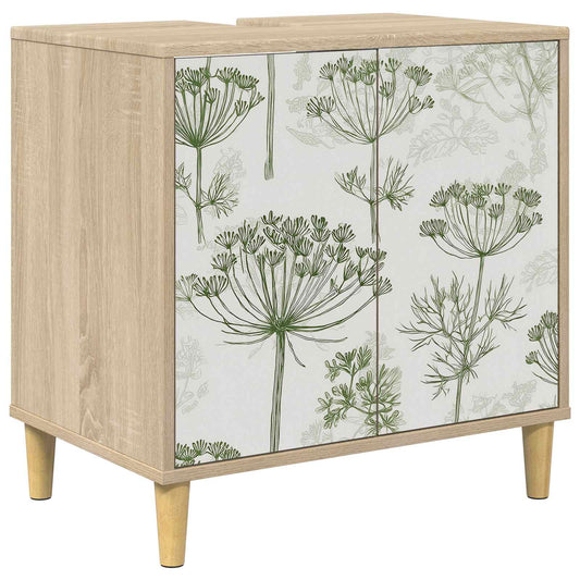 vidaXL Ντουλάπι Μπάνιου GOTHA Sonoma 60 x 40 x 60 εκ