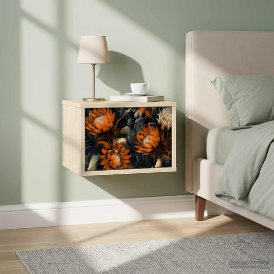 vidaXL Τοίχου κομοδίνο LOCHEM Sonoma Δρυς 36 x 33 x 25 εκ.