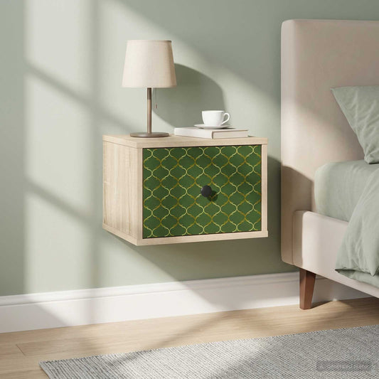vidaXL Τοίχου κομοδίνο GELEEN Sonoma Δρυς 36 x 33 x 25 εκ.