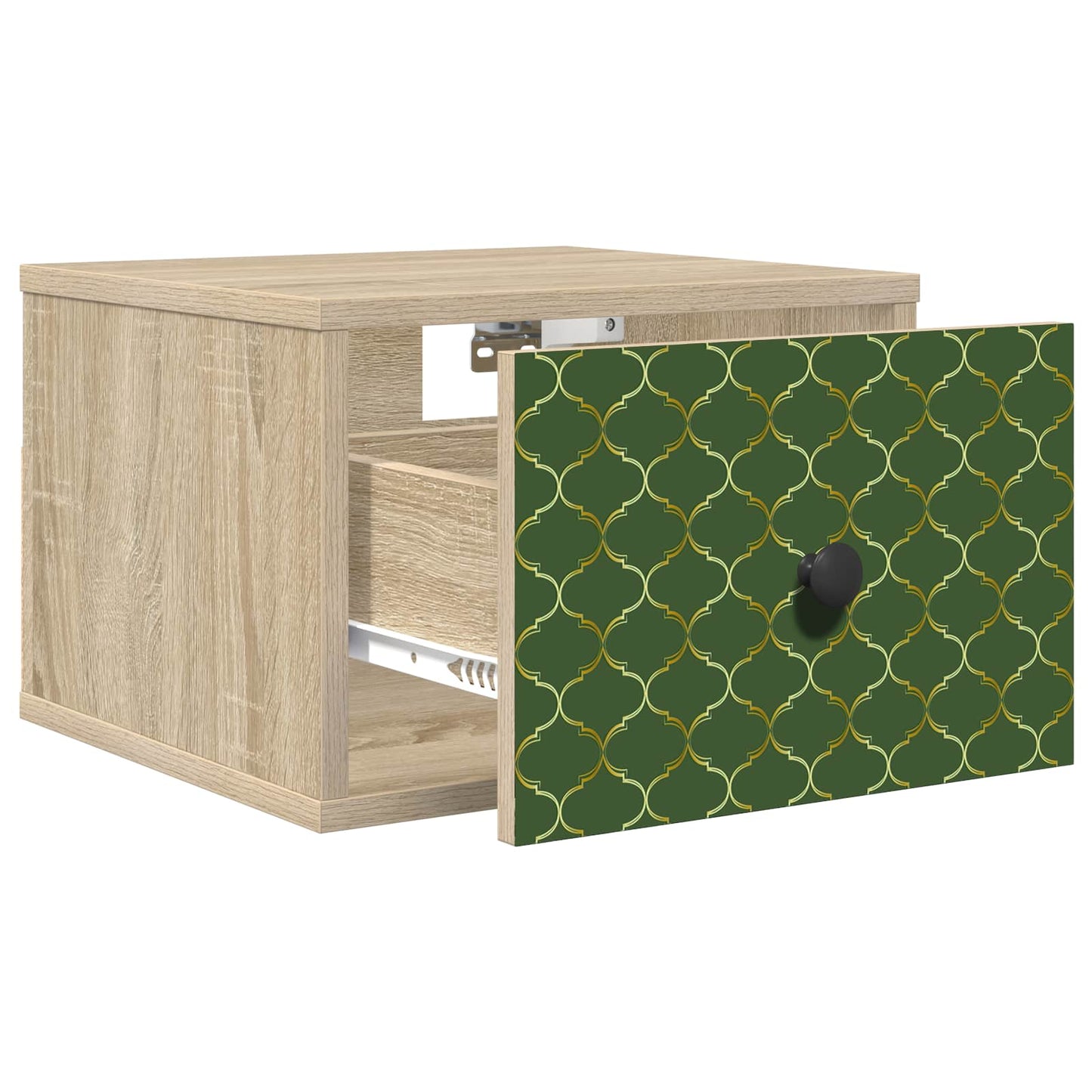 vidaXL Τοίχου κομοδίνο GELEEN Sonoma Δρυς 36 x 33 x 25 εκ.