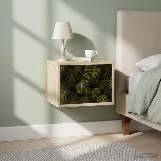 vidaXL Τοίχου κομοδίνο ELBURG Sonoma Δρυς 36 x 33 x 25 εκ.