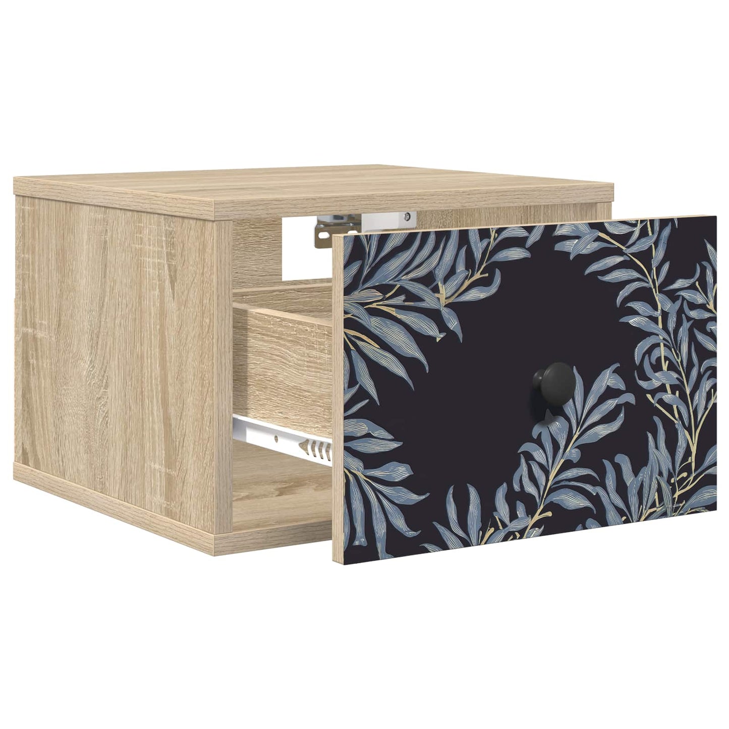 vidaXL Τοίχου κομοδίνο DOKKUM Sonoma Δρυς 36 x 33 x 25 εκ.