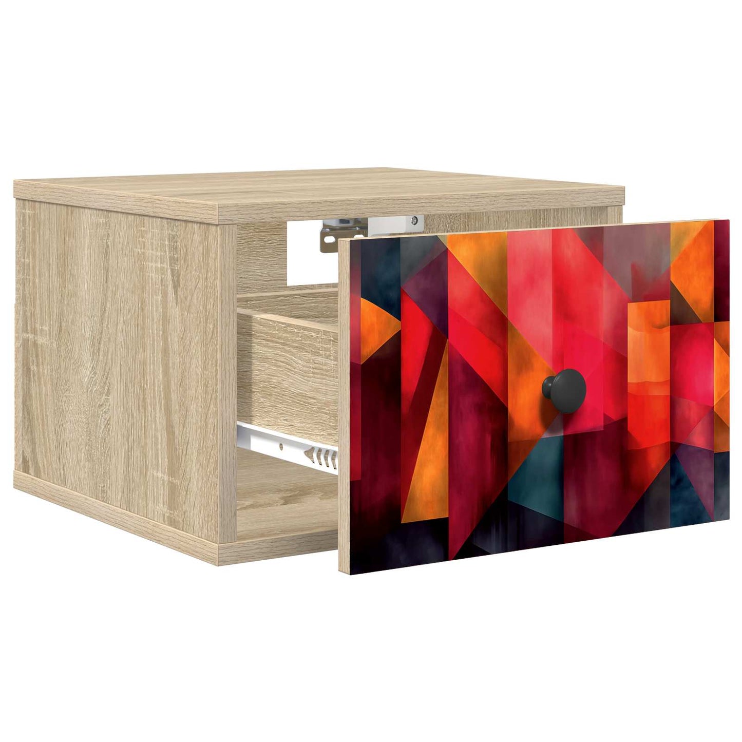 vidaXL Τοίχου κομοδίνο HEESCH 2 τμχ. Sonoma Δρυς 36 x 33 x 25 εκ.