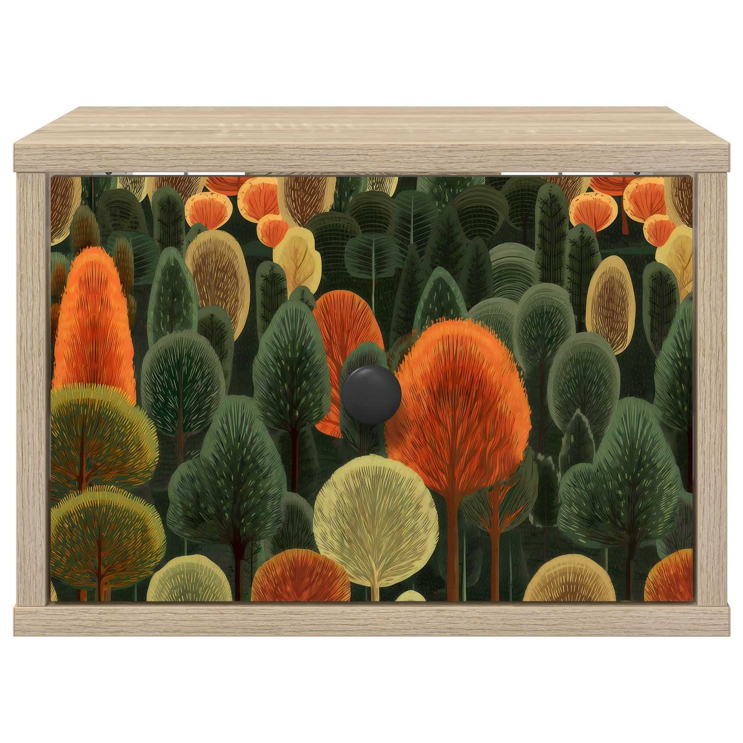 vidaXL Τοίχου κομοδίνο ZAANDAM 2 τμχ. Sonoma Δρυς 36 x 33 x 25 εκ.