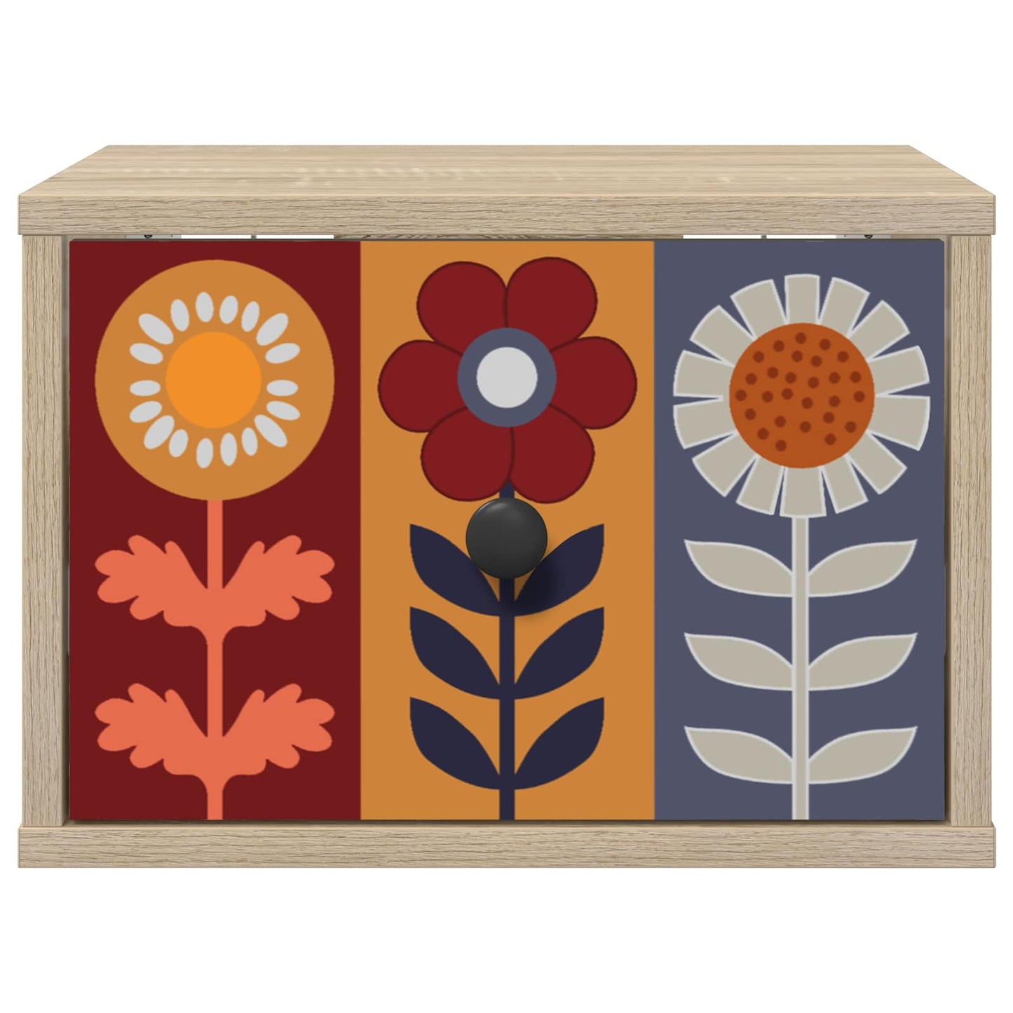 vidaXL Τοίχου κομοδίνο ESSEN Sonoma Δρυς 36 x 33 x 25 εκ.