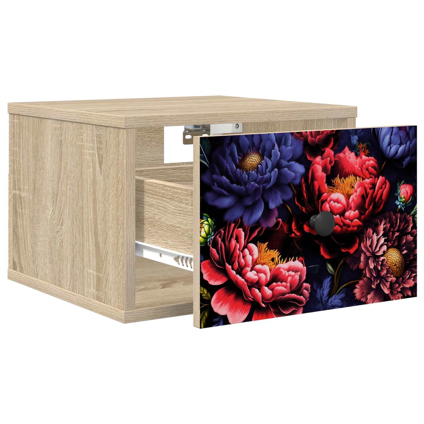 vidaXL Τοίχου κομοδίνο KIEL 2 τμχ. Sonoma Δρυς 36 x 33 x 25 εκ.