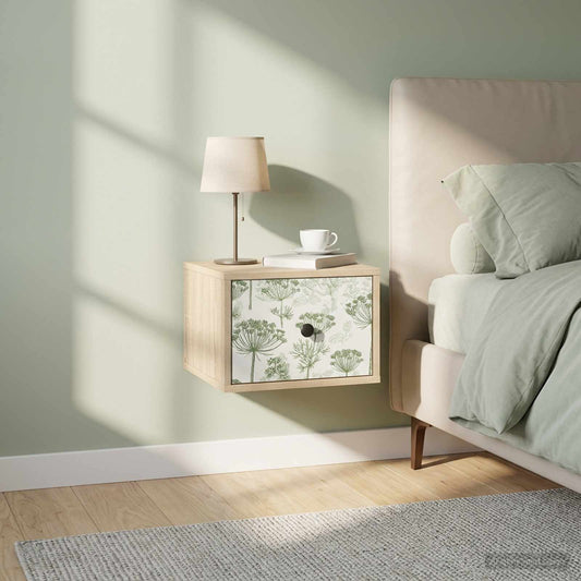 vidaXL Τοίχου κομοδίνο GOTHA 2 τμχ. Sonoma Δρυς 36 x 33 x 25 εκ.