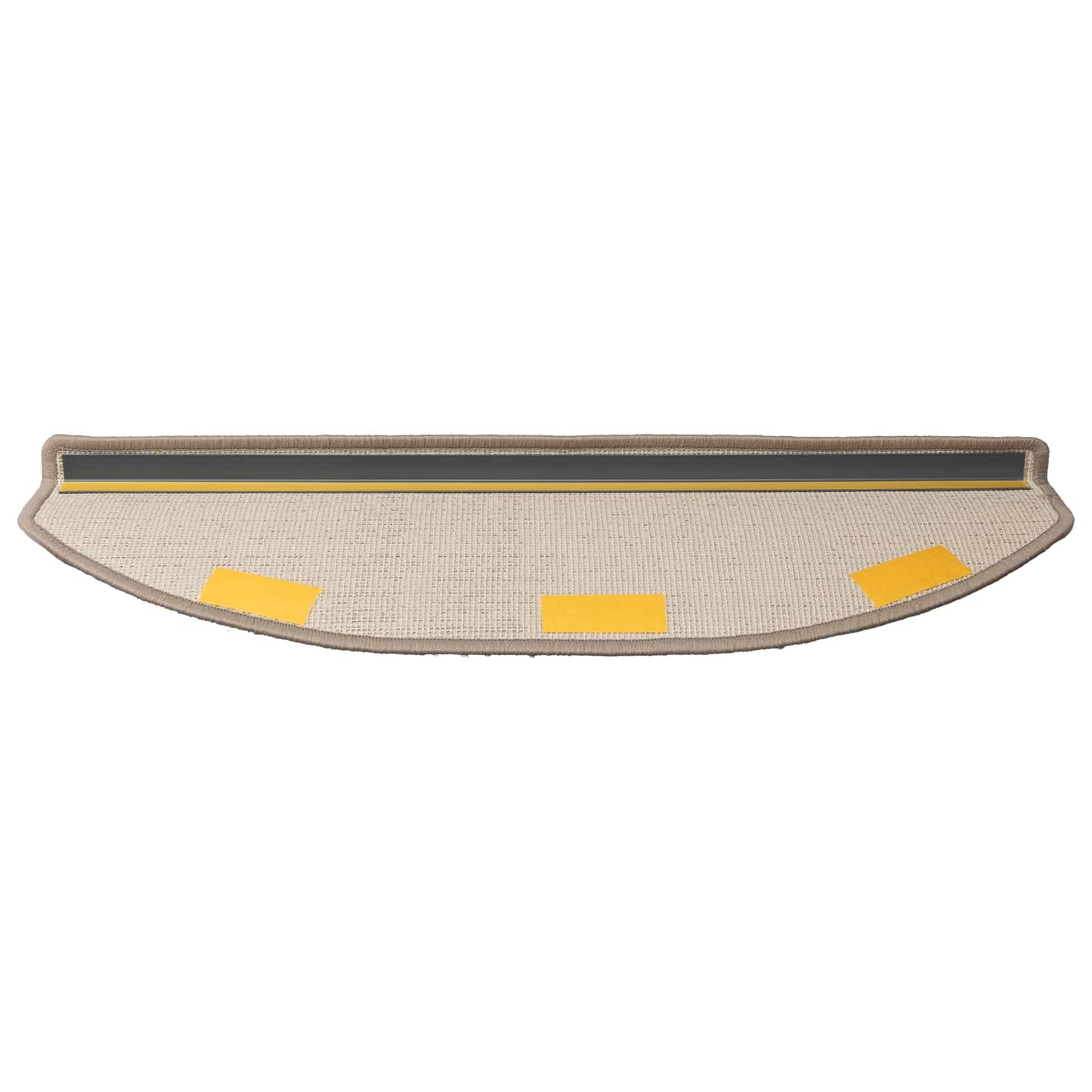 vidaXL Αυτοκόλλητα Ματ Σκαλοπατιών 15 τεμ. 80 x 24,5 x 3,5 εκ. Taupe