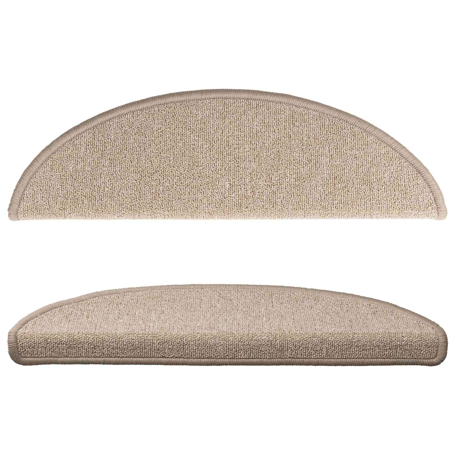 vidaXL Αυτοκόλλητα Ματ Σκαλοπατιών 15 τεμ. 80 x 24,5 x 3,5 εκ. Taupe