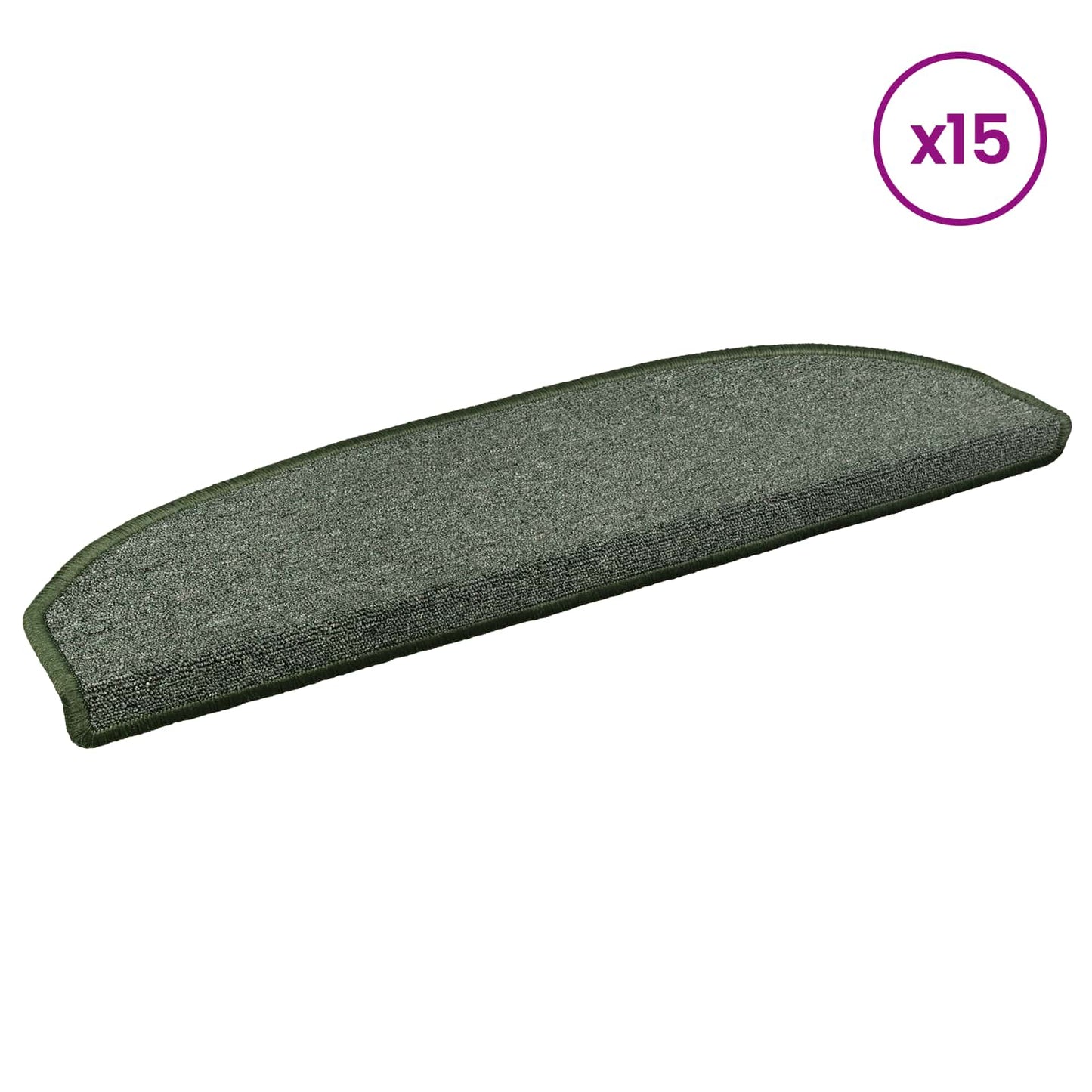 vidaXL Αυτοκόλλητα Ματ Σκαλοπατιών 15 τμχ. 80 x 24,5 x 3,5 εκ.