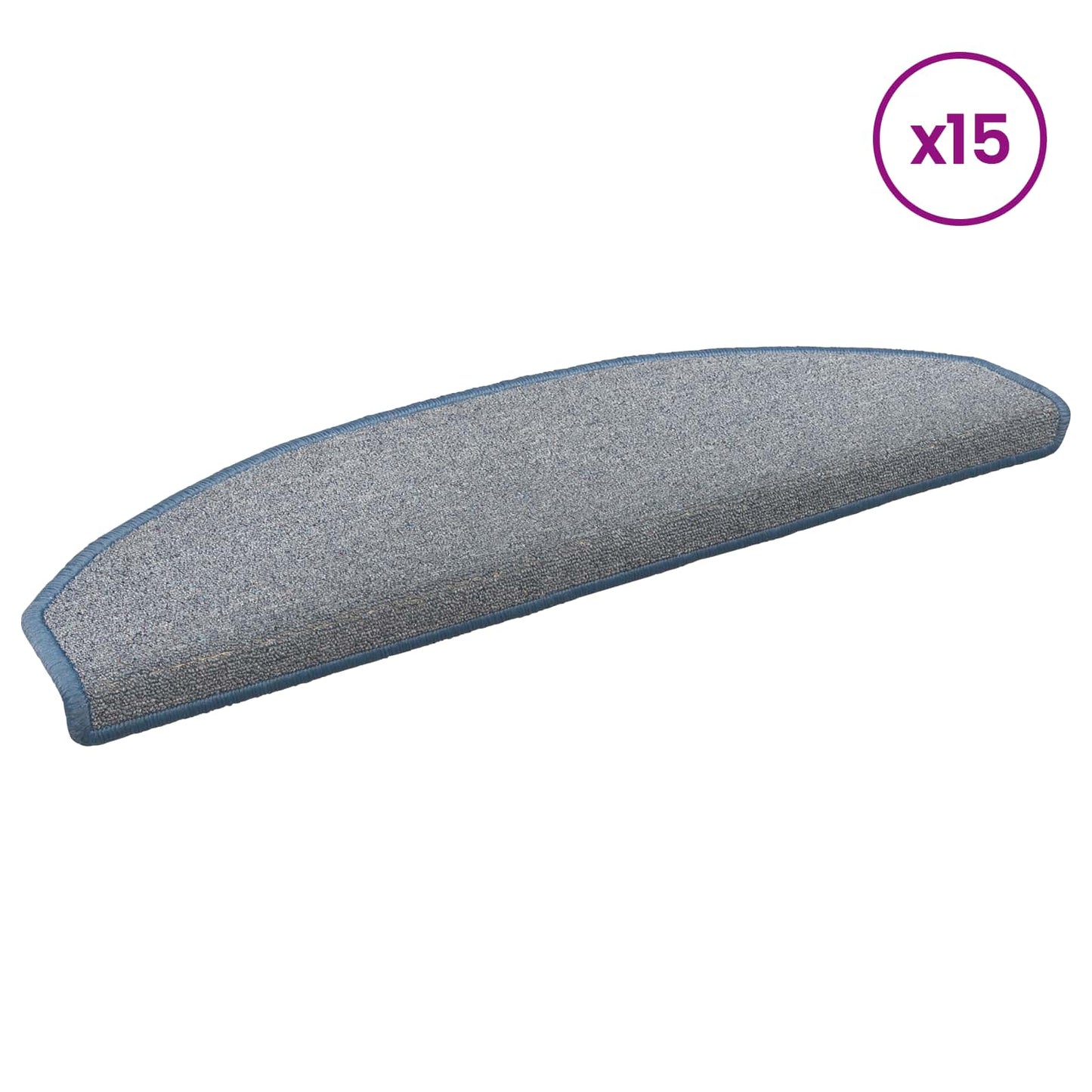 vidaXL Αυτοκόλλητα Ματ Σκαλοπατιών 15 τμχ. 80 x 24,5 x 3,5 εκ.