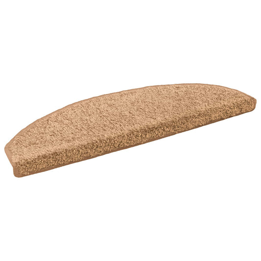 vidaXL Αυτοκόλλητα Ματ Σκαλοπατιών 15 τμχ. 80 x 24,5 x 3,5 εκ. Μπεζ