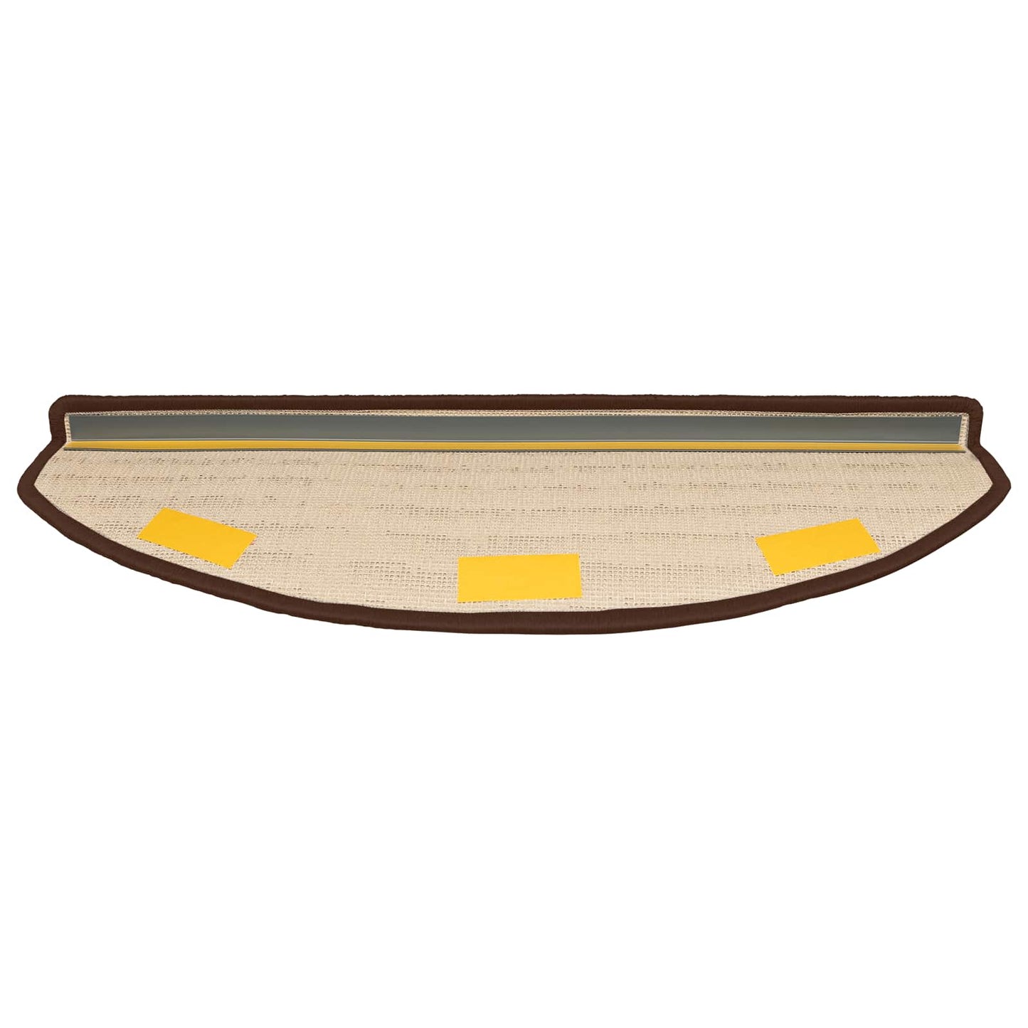 vidaXL Αυτοκόλλητα Ματ Σκαλοπατιών 15 τμχ. 80 x 24,5 x 3,5 εκ. Καφέ