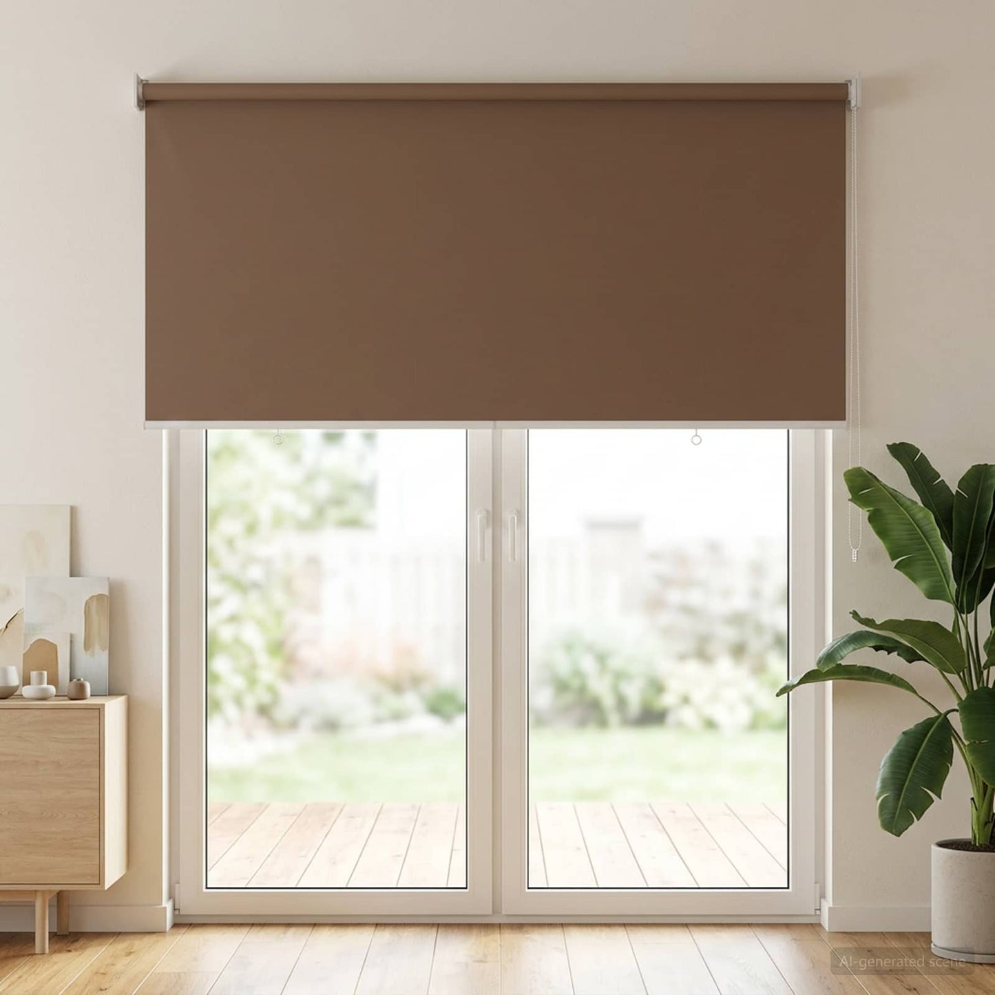 vidaXL Ρολό εξωτερικής χρήσης με UV προστασία Taupe Πολυεστέρας