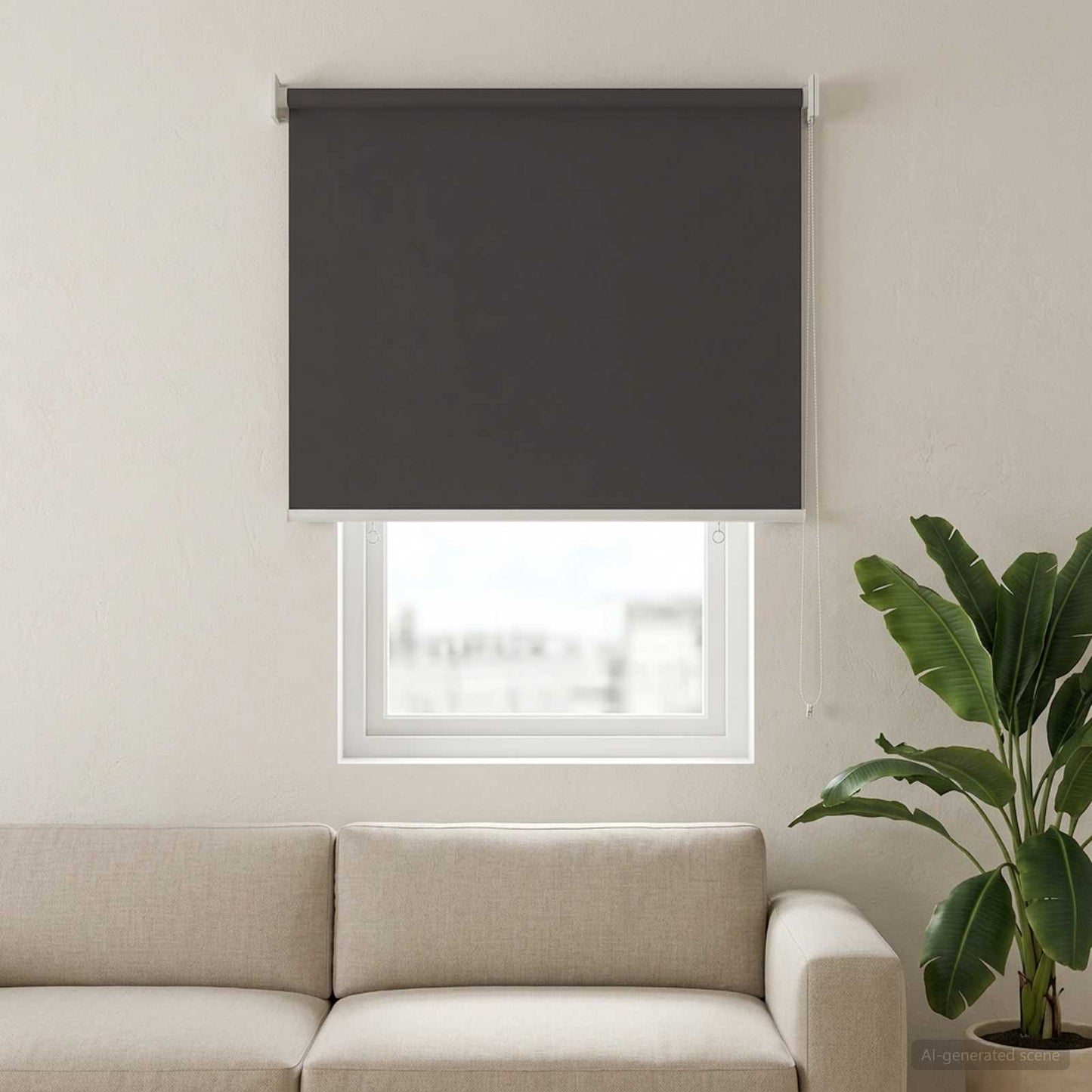 vidaXL Ρολό εξωτερικής χρήσης με UV προστασία Ανθρακί Πολυεστέρας