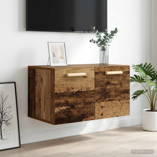 vidaXL Ντουλάπα Τοίχου Παλαιωμένο ξύλο 60 x 36,5 x 35 cm