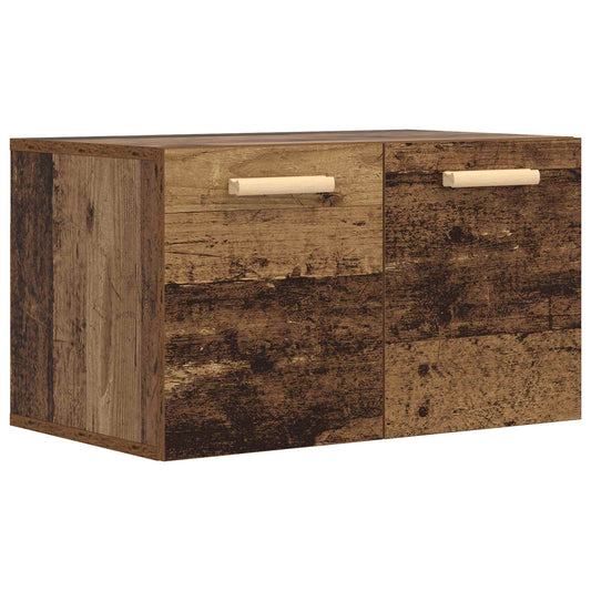 vidaXL Ντουλάπα Τοίχου Παλαιωμένο ξύλο 60 x 36,5 x 35 cm