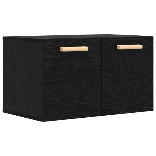vidaXL Ντουλάπα Τοίχου Μαύρη δρυς 60 x 36,5 x 35 cm Επεξεργασμένο Ξύλο
