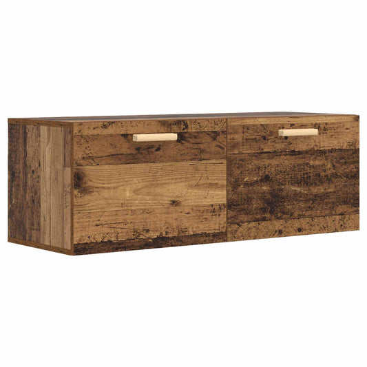 vidaXL Ντουλάπα Τοίχου Παλαιωμένο ξύλο 100 x 36,5 x 35 cm
