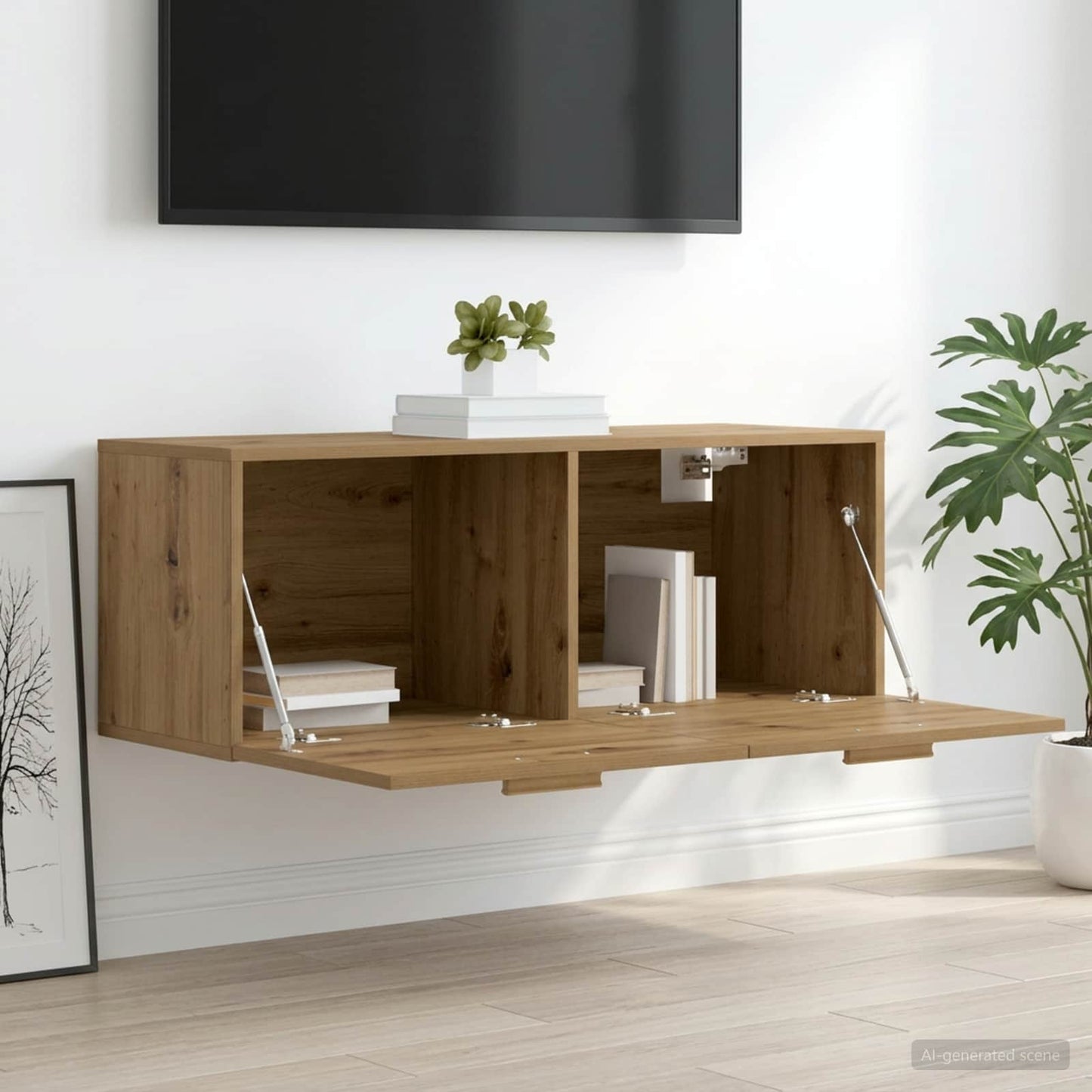 vidaXL Ντουλάπα Τοίχου 100 x 36,5 x 35 cm Επεξεργασμένο Ξύλο