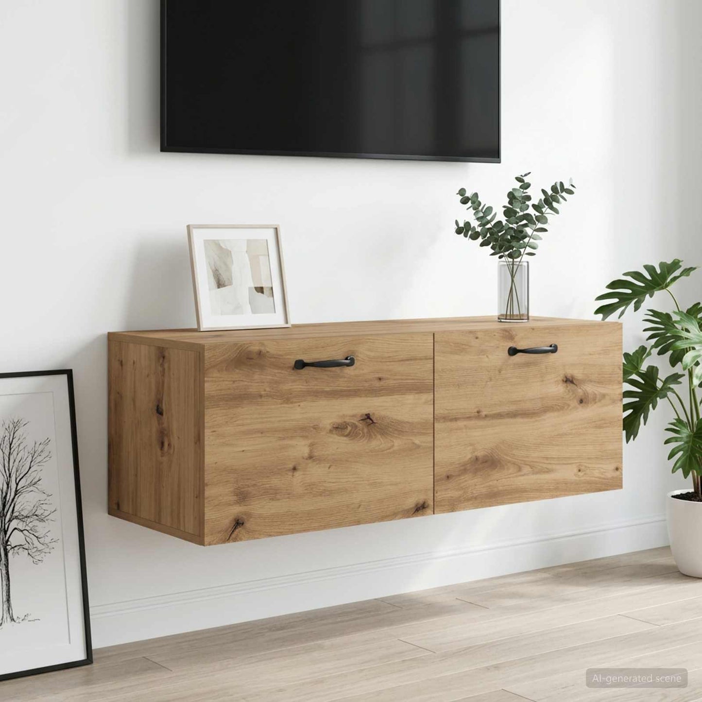 vidaXL Ντουλάπα Τοίχου 100 x 36,5 x 35 cm Επεξεργασμένο Ξύλο