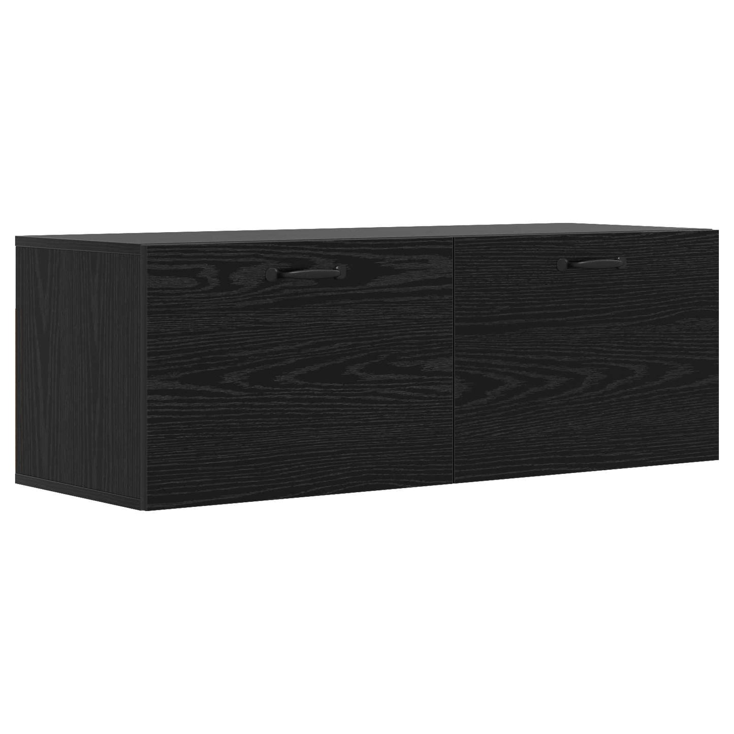 vidaXL Ντουλάπα Τοίχου Μαύρη δρυς 100 x 36,5 x 35 cm