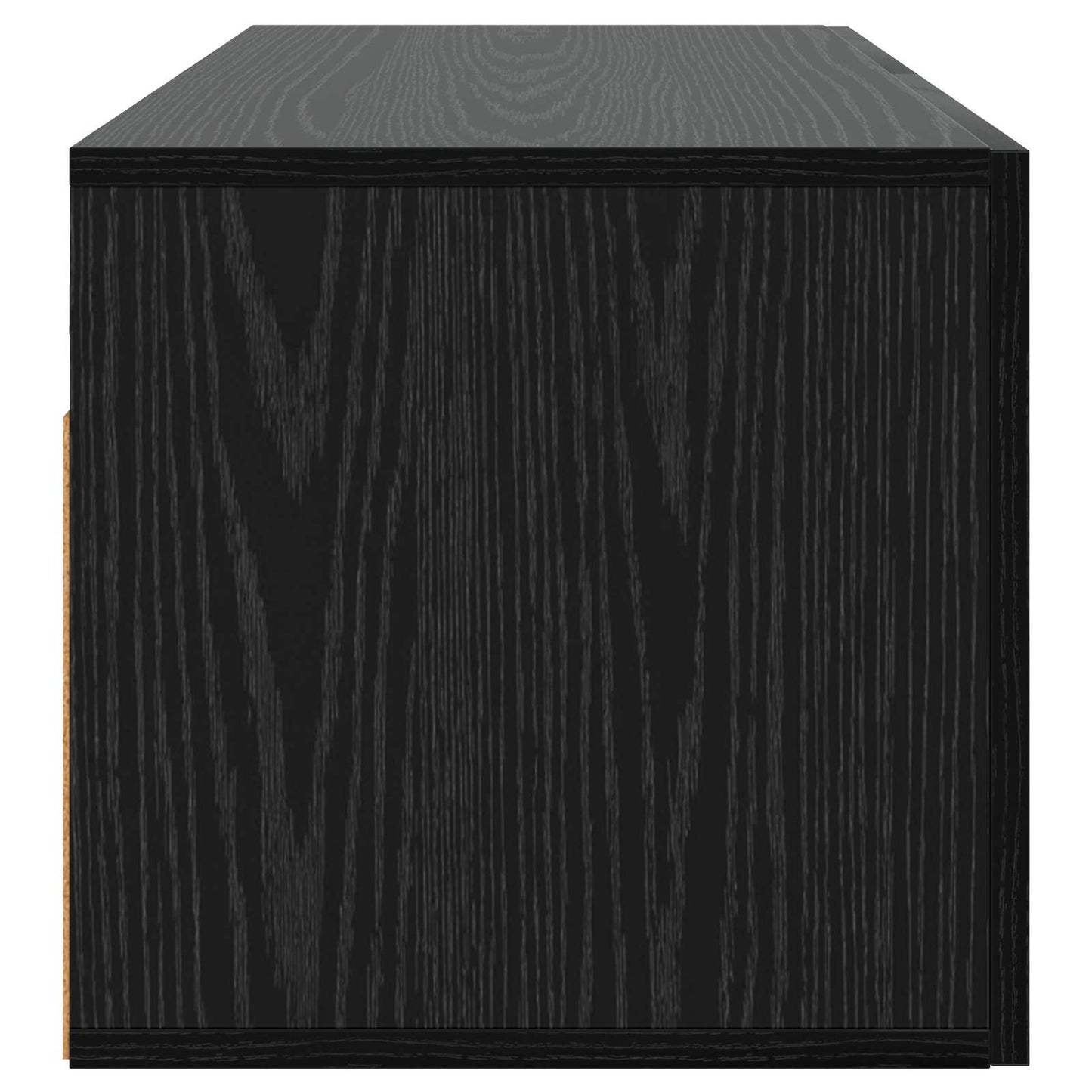 vidaXL Ντουλάπα Τοίχου Μαύρη δρυς 100 x 36,5 x 35 cm