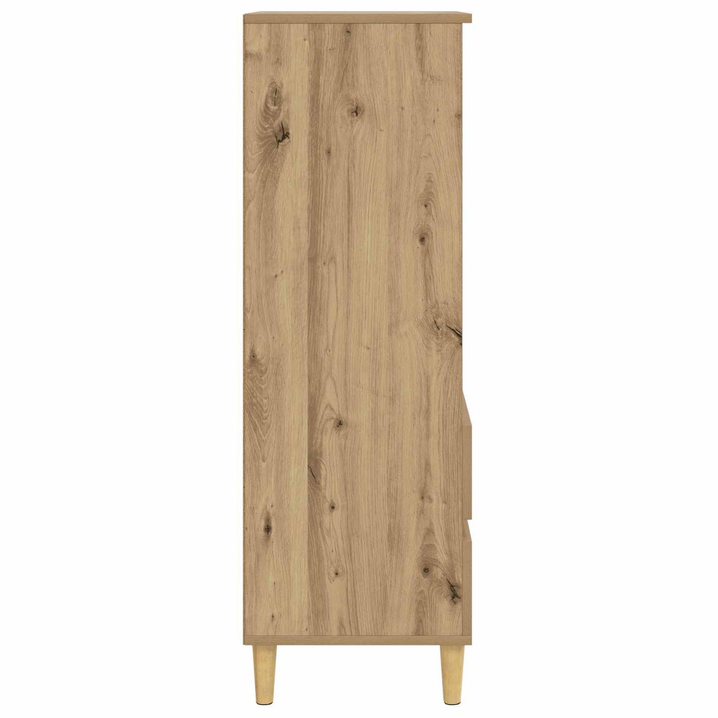 vidaXL Highboard Artisan Δρυς 40 x 36 x 110 εκ. Επεξεργασμένο Ξύλο