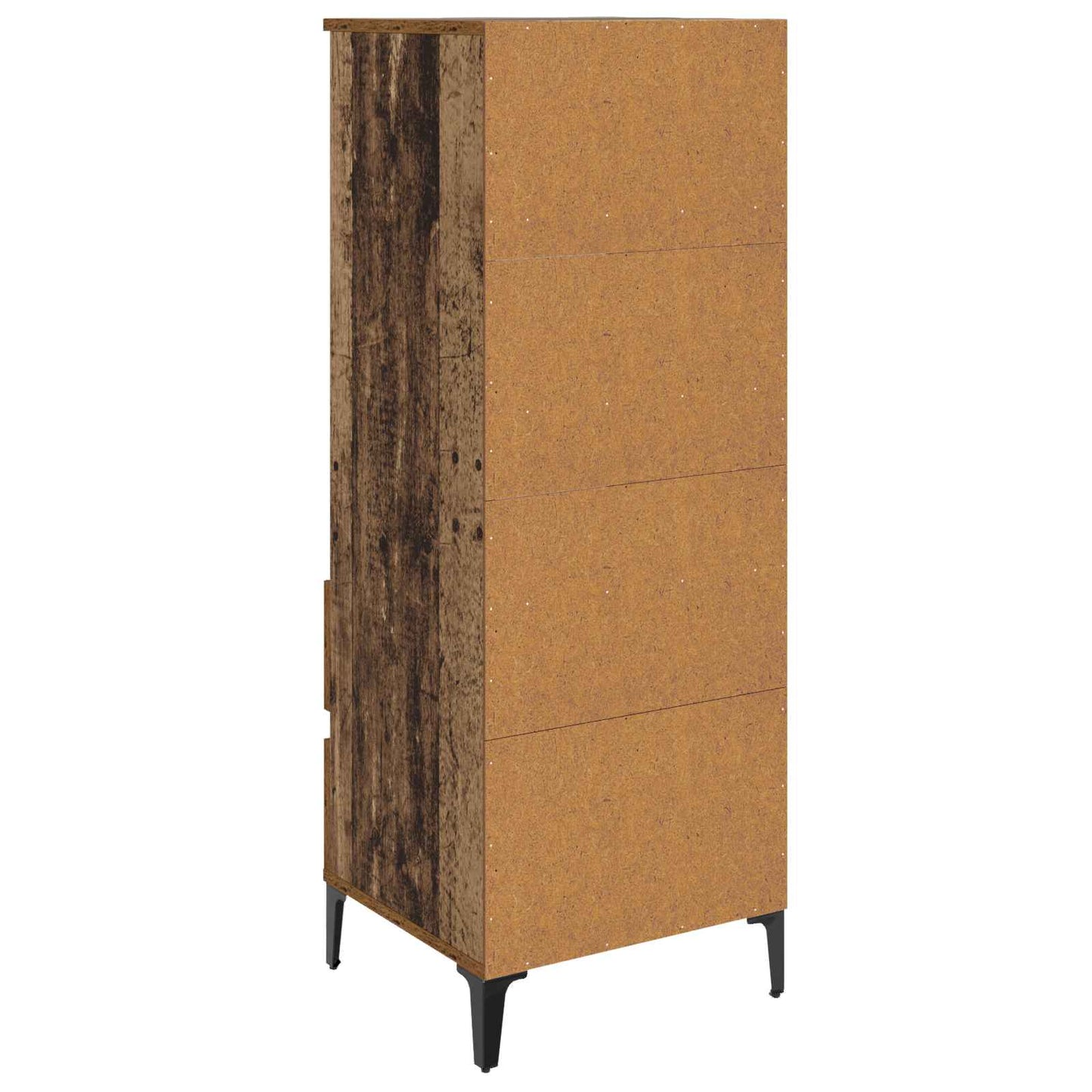 vidaXL Highboard Παλαιωμένο ξύλο 40 x 36 x 110 εκ. Επεξεργασμένο Ξύλο