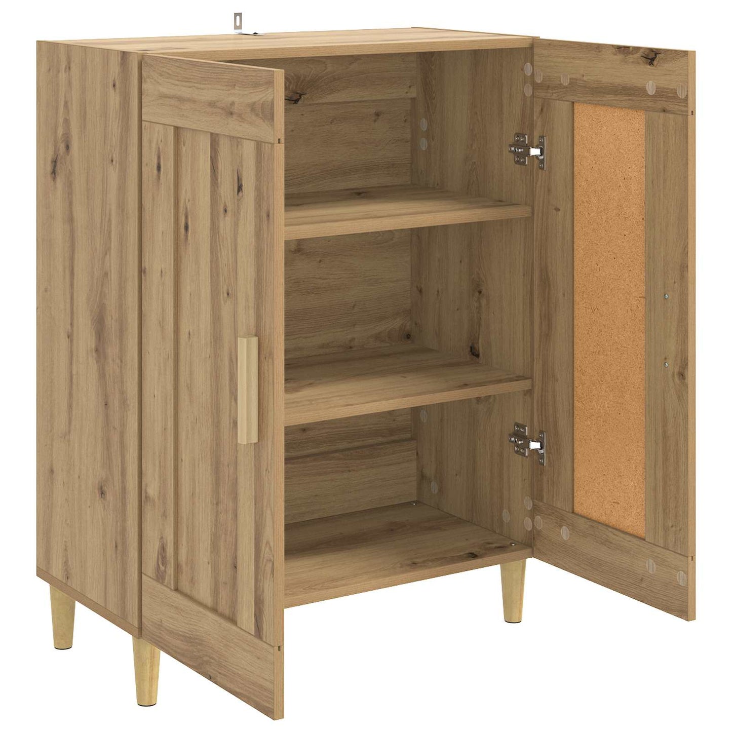 vidaXL Πλαϊνό γραφείο Artisan Δρυς 69,5 x 34 x 90 εκ.
