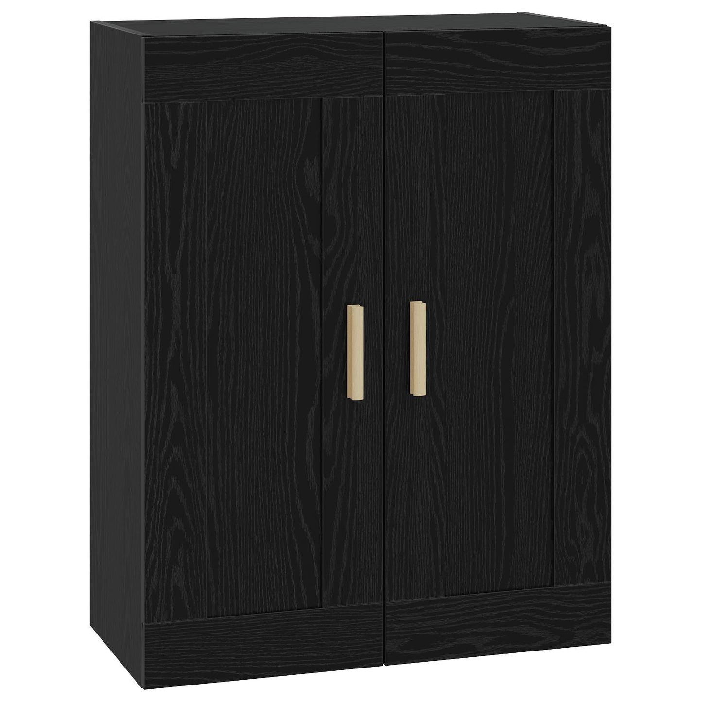 vidaXL Ντουλάπα Τοίχου Επιτοίχιο Μαύρη δρυς 69,5 x 34 x 90 εκ.